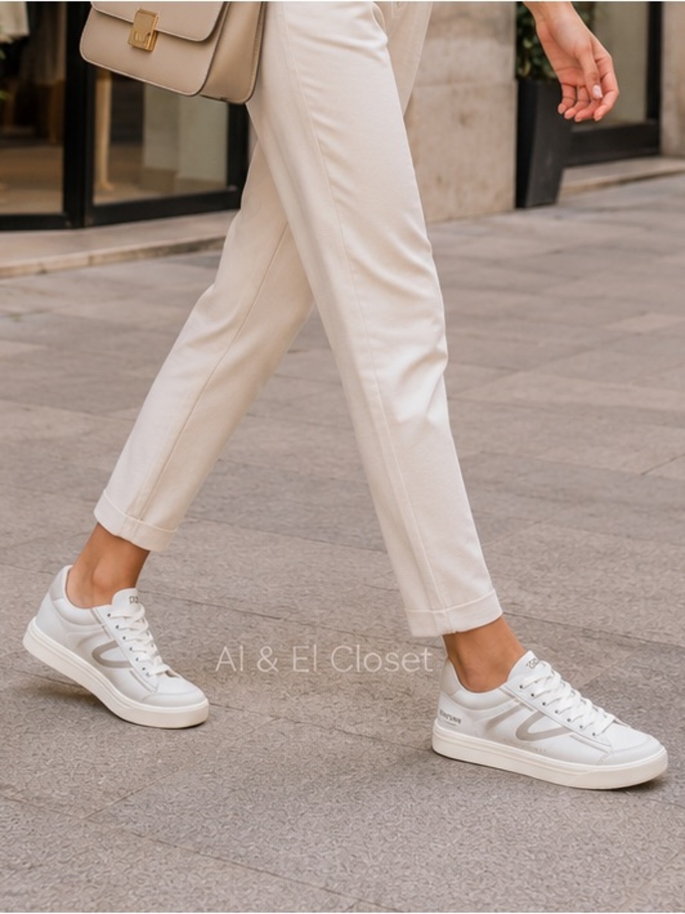 Tretorn Women’s Serve Sneakers White/Grey Size 8M | Memory Foam NWB